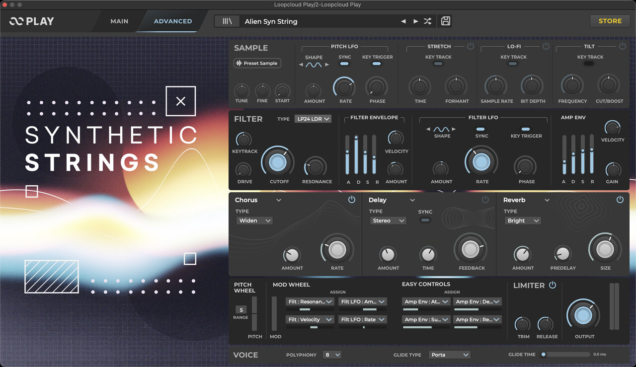 Loopcloud PLAY plugin interface